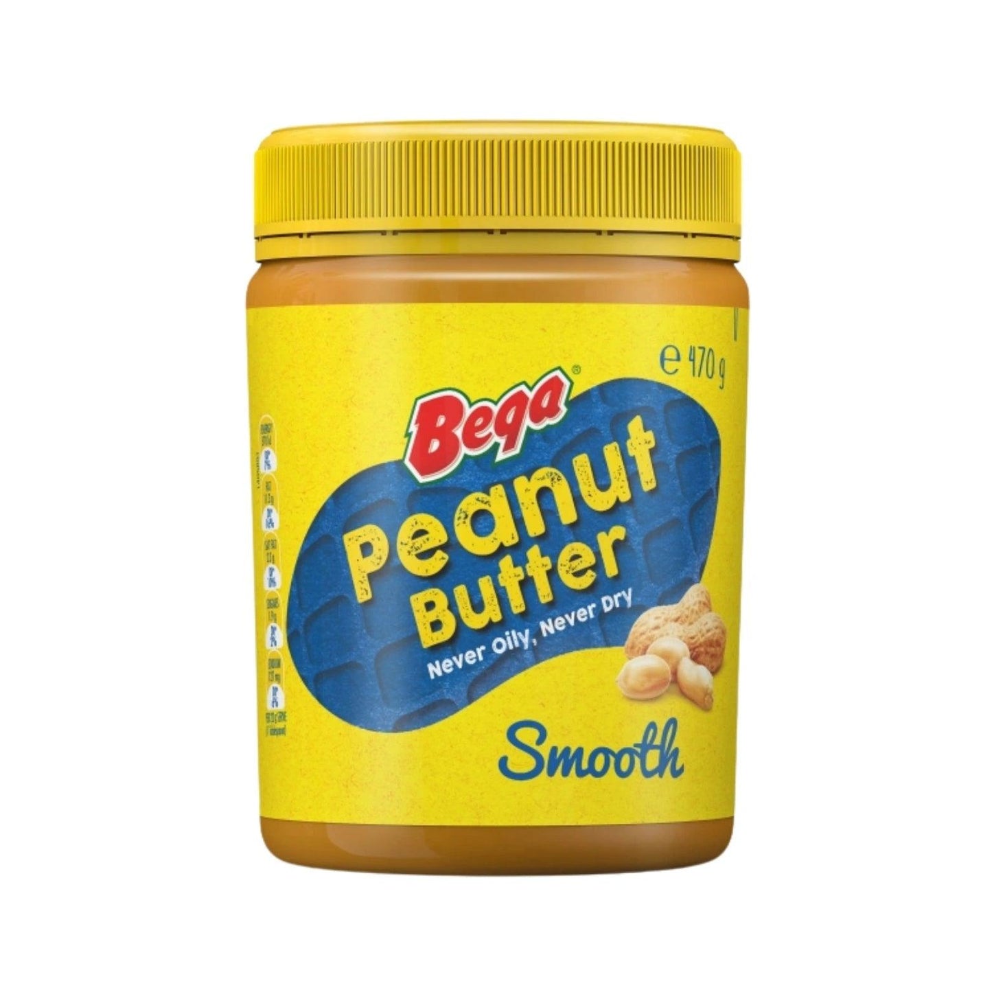 Peanut Butter Smooth 470g - WHOInc