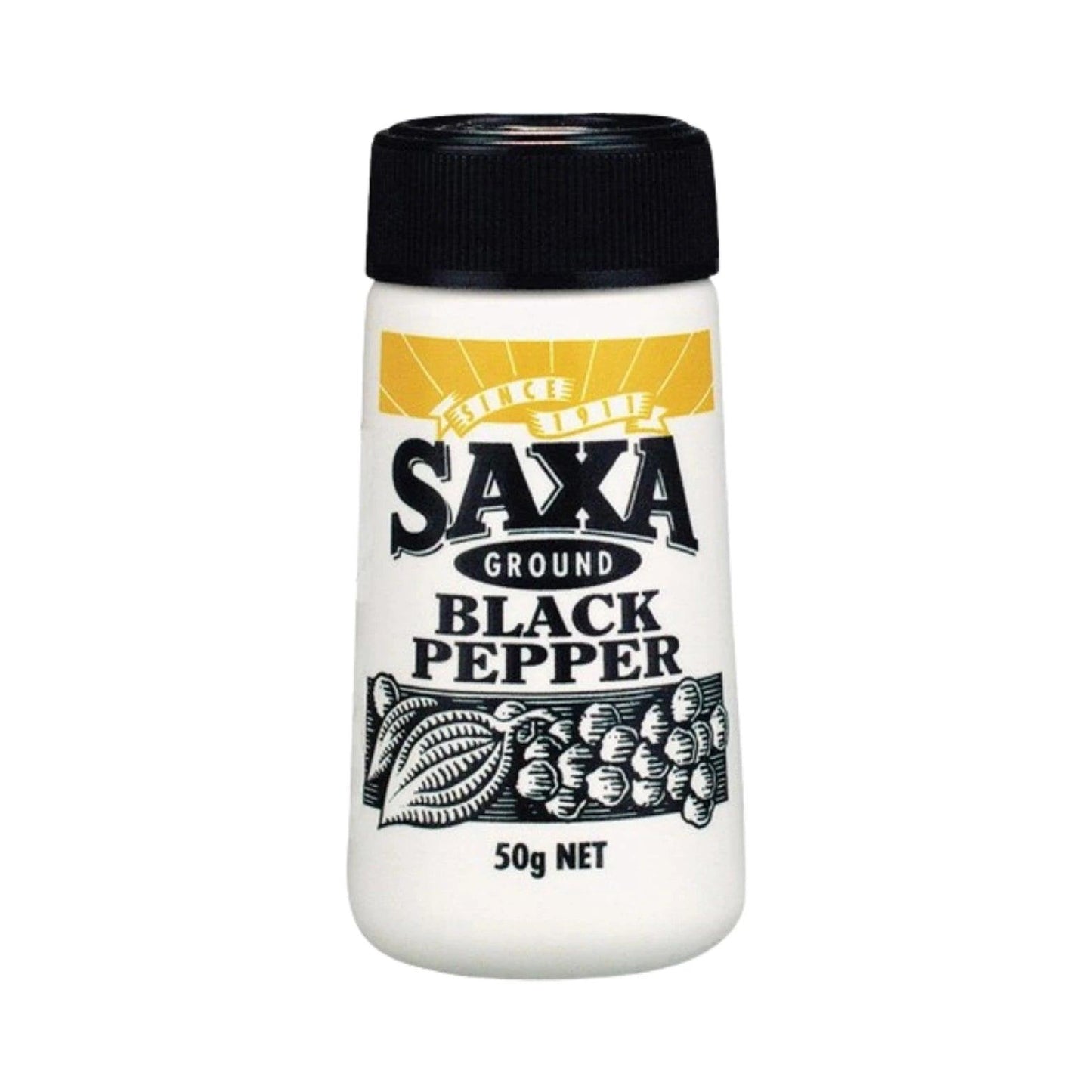 SAXA Black Pepper 50g - WHOInc