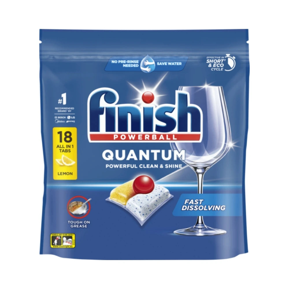 Finish Quantum Dishwashing Tablets 18 Pack - WHOInc