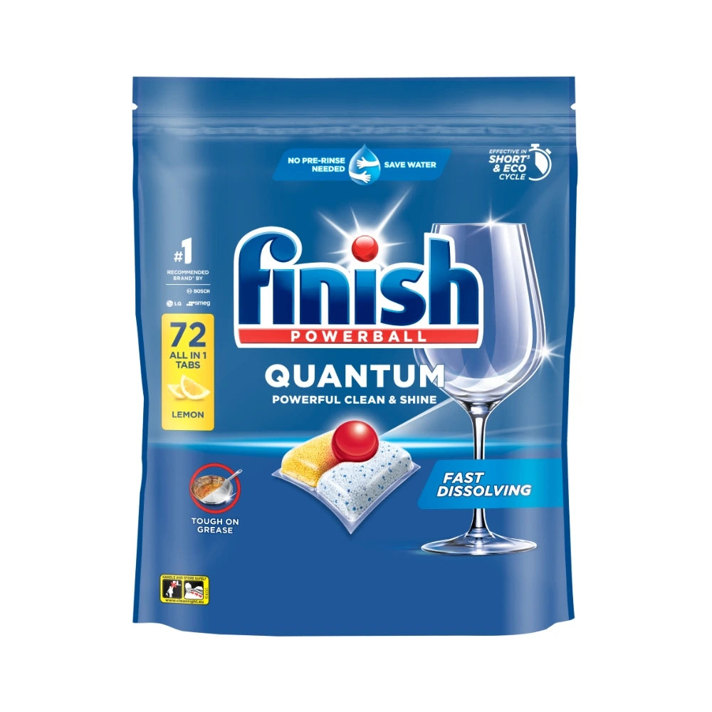 Finish Quantum Dishwashing Tablets 72 packs - WHOInc
