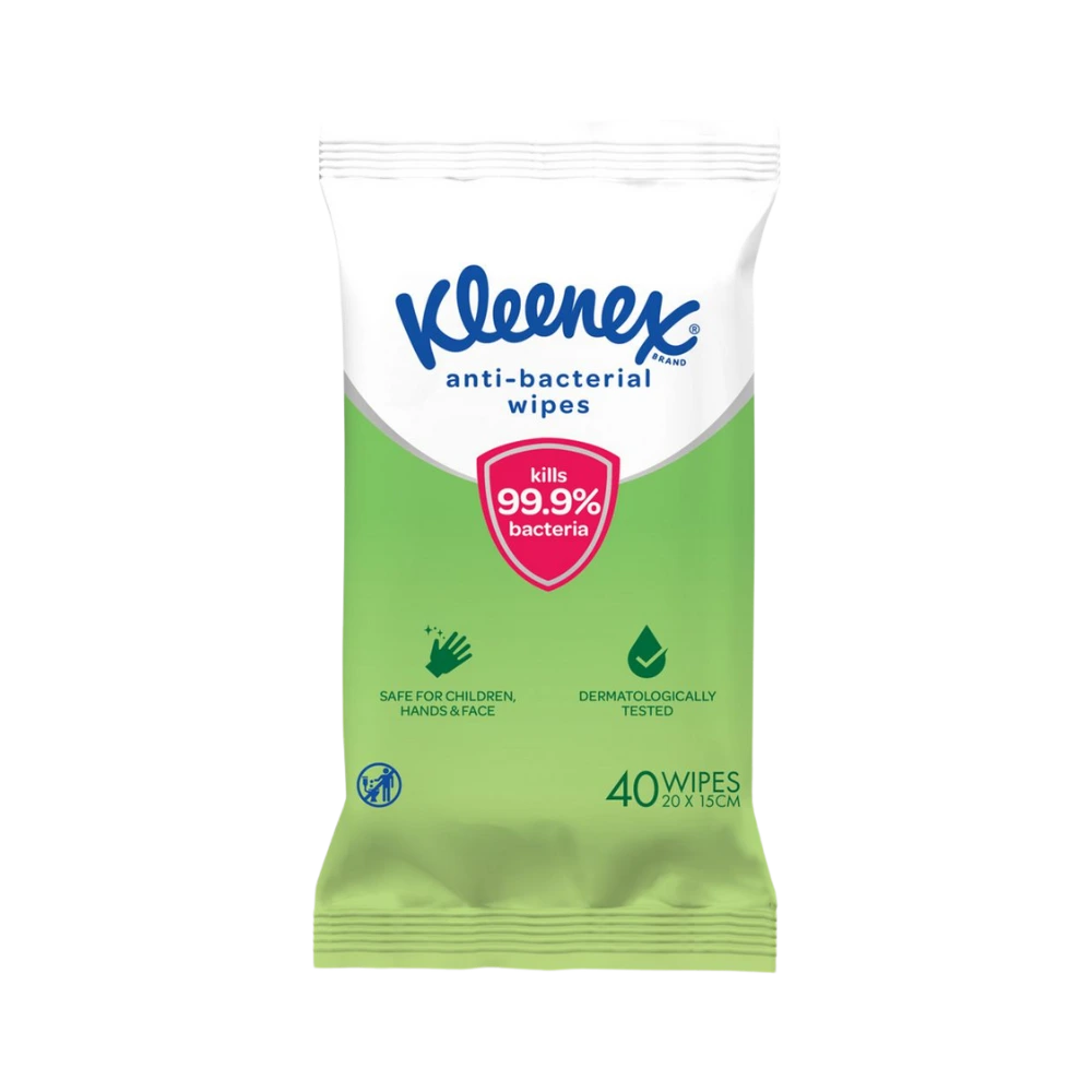Kleenex Anti-bacterial Wipes 15 pack - WHOInc