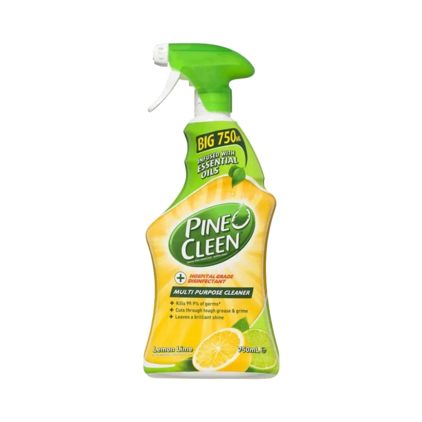 Pine O Cleen Multipurpose Disinfectant Spray Lemon Lime 300g - WHOInc