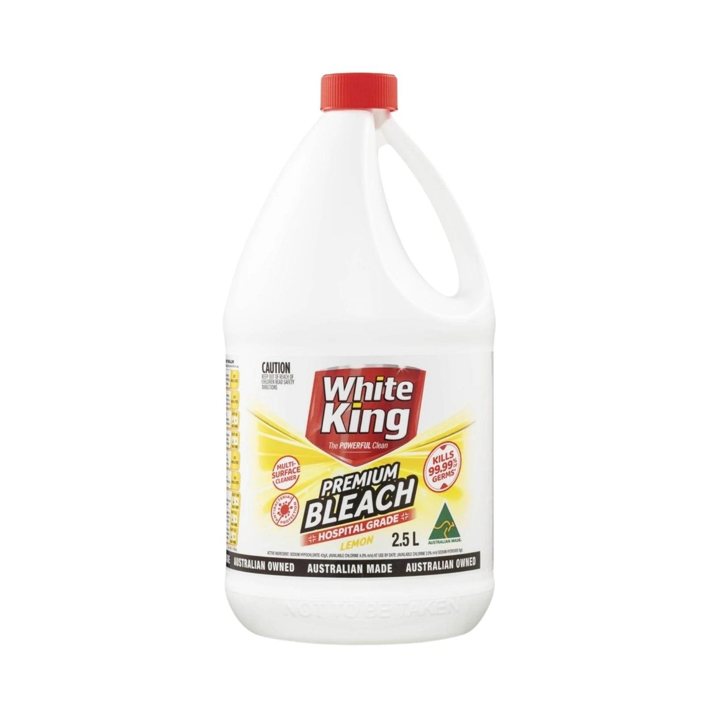 White King Premium Bleach Lemon 2.5L - WHOInc