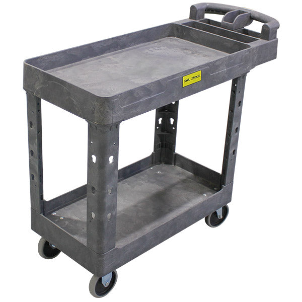 2 Shelf Stock Picker Trolley 1045x425x885mm 250kg