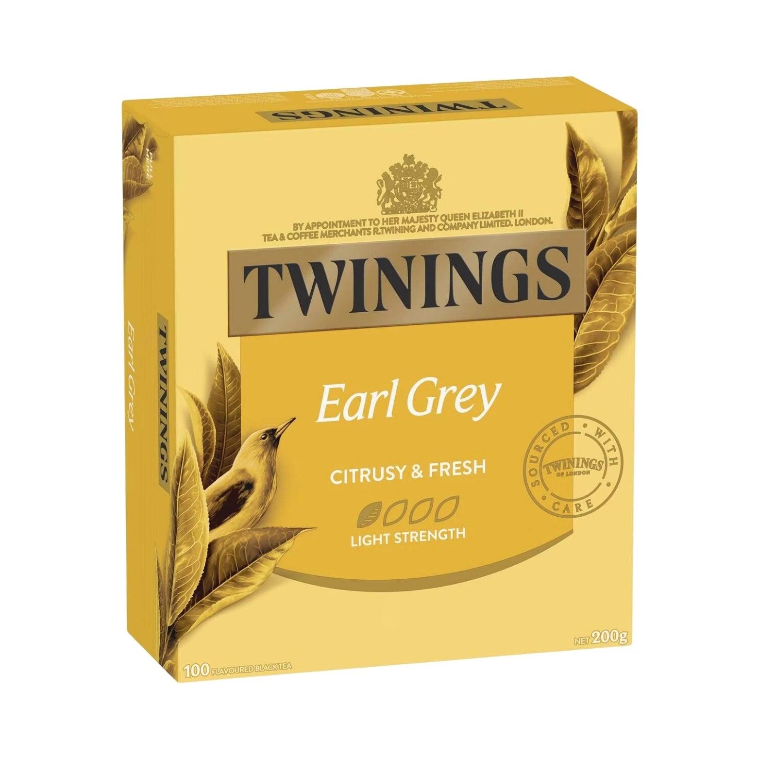 Twinings Earl Grey Tea 100pk - WHOInc