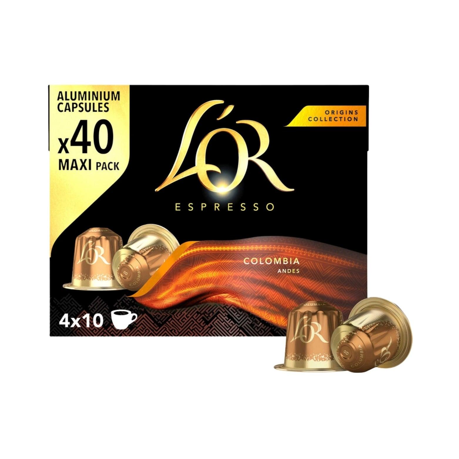 L’OR Espresso Capsules Colombia 40pk - WHOInc