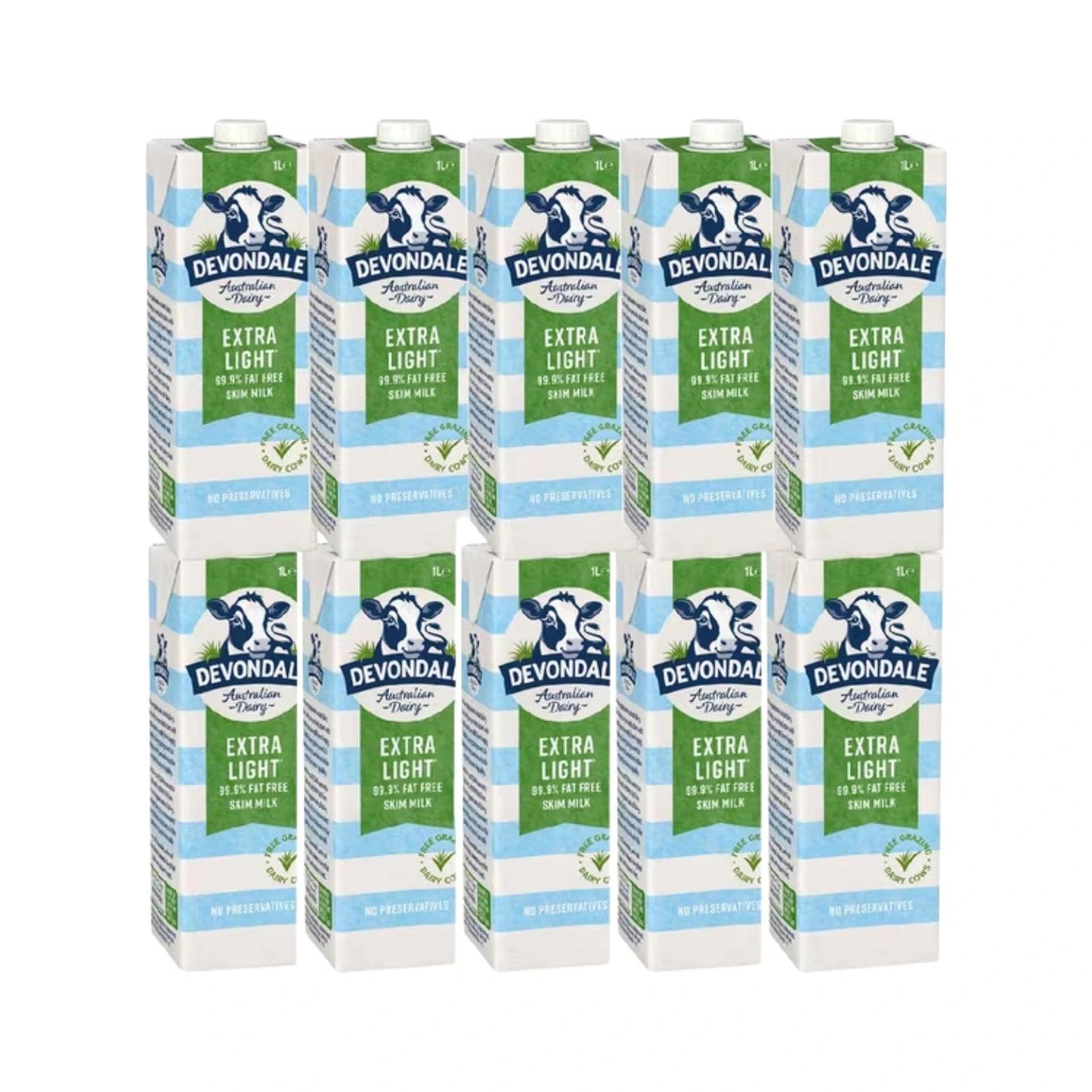 Devondale Skim Milk 1L 10 Pack - WHOInc
