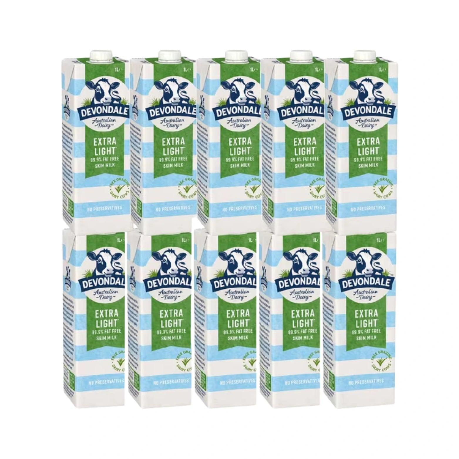 Devondale Skim Milk 1L 10 Pack - WHOInc
