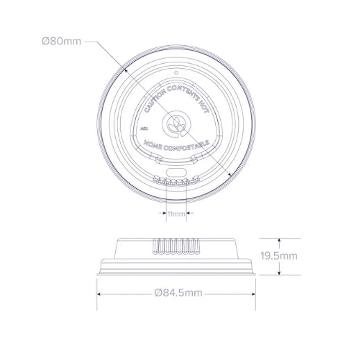 BioPak Single Wall Cup Lids - WHOInc