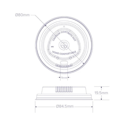 BioPak Single Wall Cup Lids - WHOInc