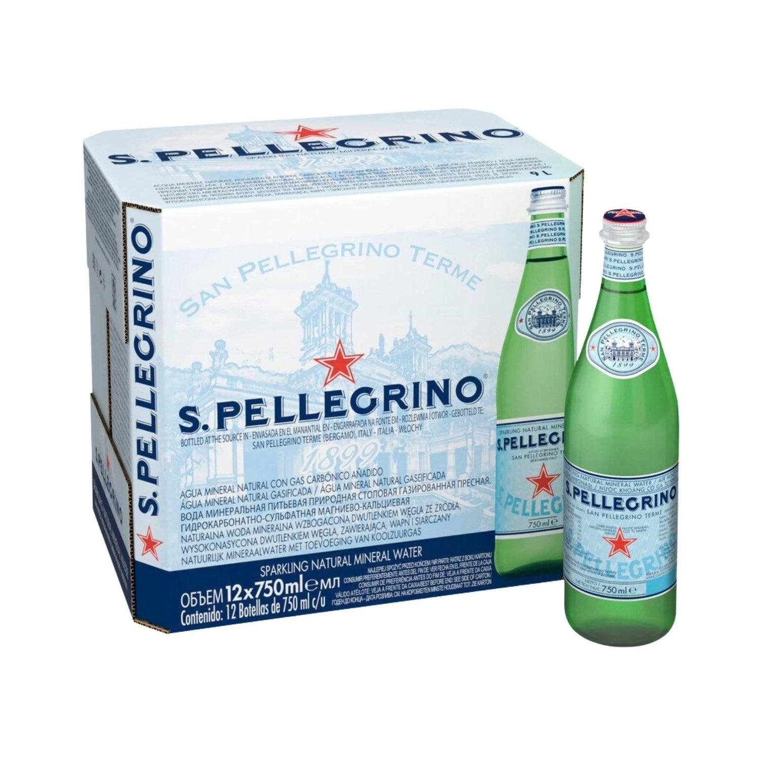 Sanpellegrino 750ml 12pk - WHOInc