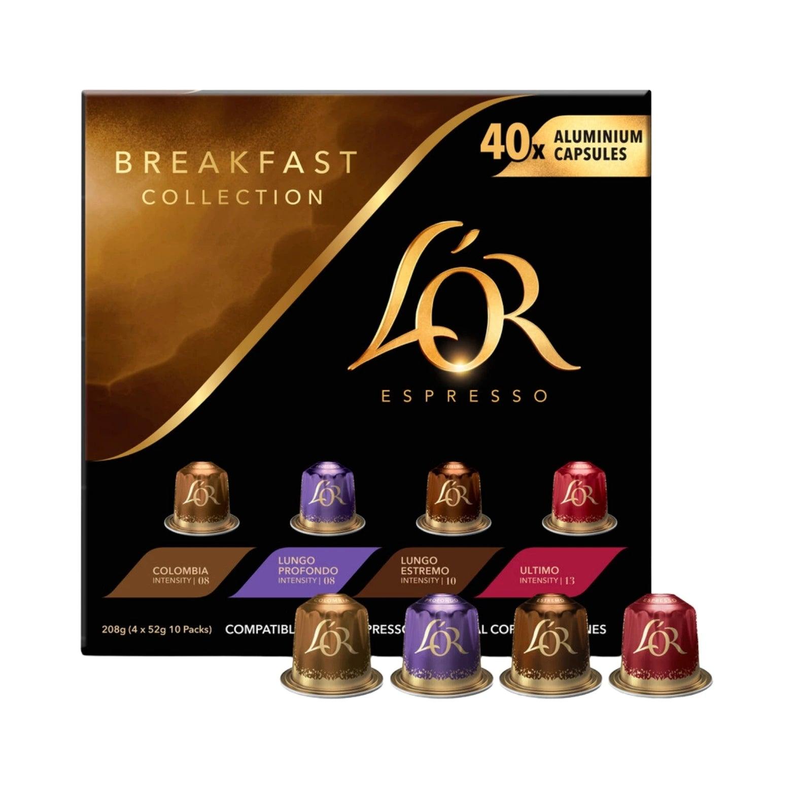 L’OR Espresso Capsules Breakfast Collection 40pk - WHOInc