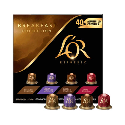 L’OR Espresso Capsules Breakfast Collection 40pk - WHOInc