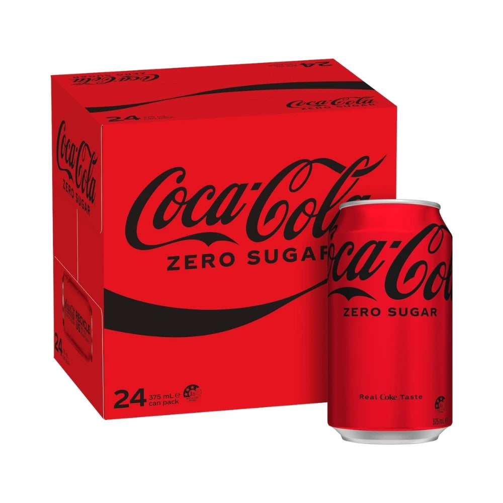 Coca-Cola Zero Sugar Multipack Cans 24x375mL - 24 pack - WHOInc