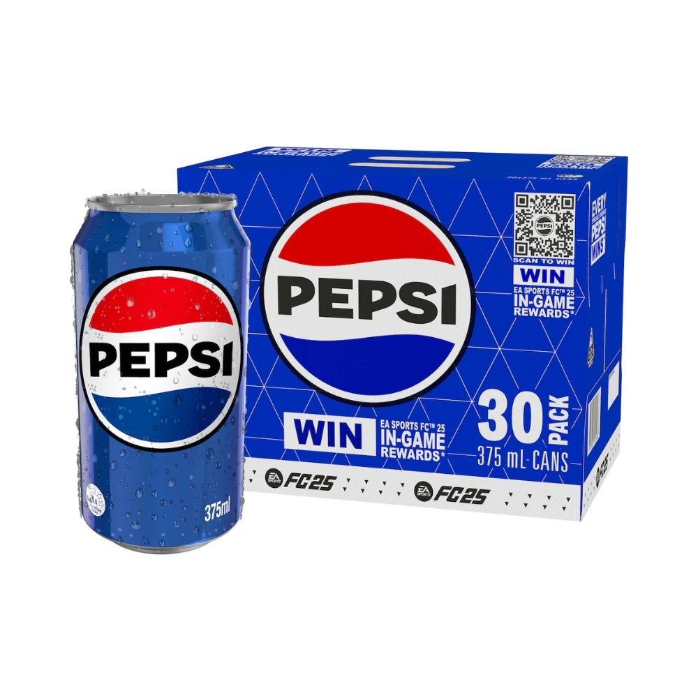 Pepsi Cola Multipack Cans 30x375mL - 30 pack - WHOInc