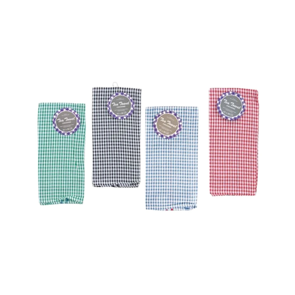 Checked Tea Towels - WHOInc