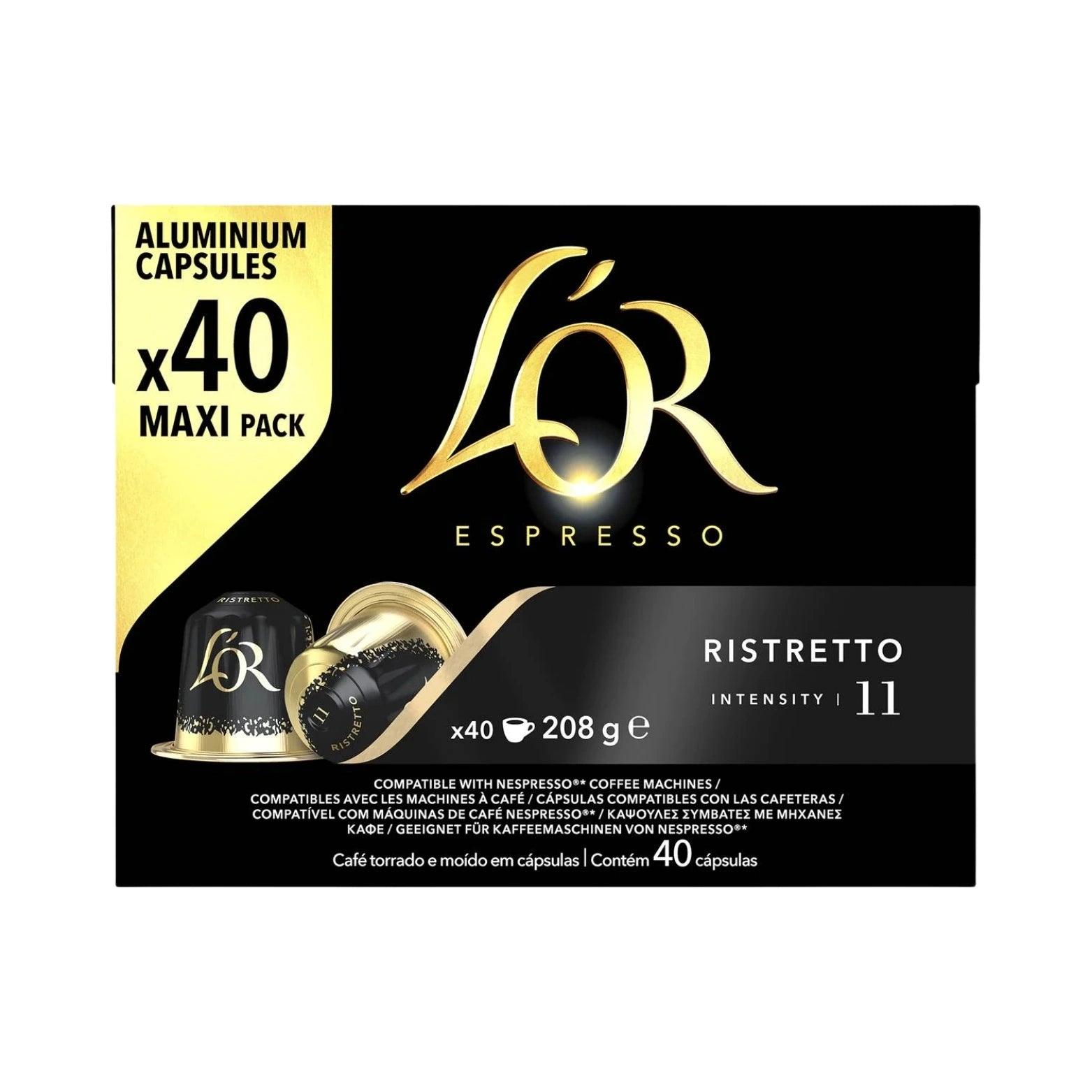 L’OR Espresso Capsules Ristretto 40pk - WHOInc