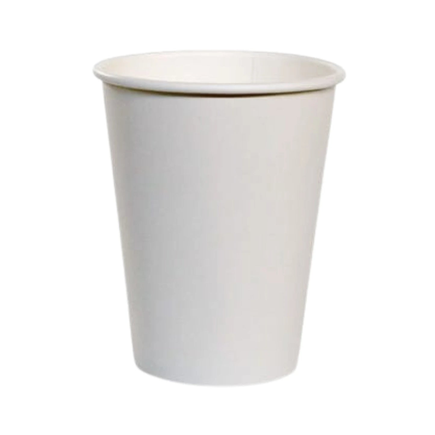 12oz PE Coated Single Wall Cup White - WHOInc