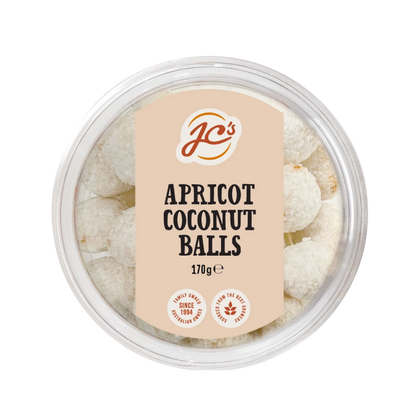JC's Apricot Coconut Balls 170g - WHOInc