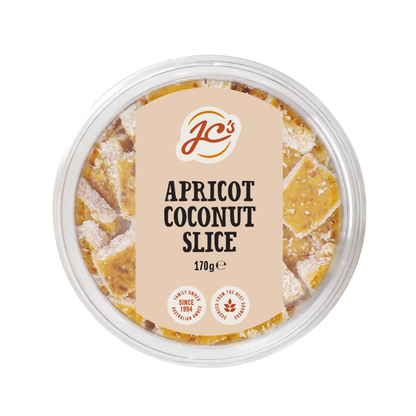 JC's Apricot Coconut Slice 170g - WHOInc
