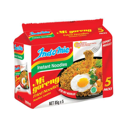 Indomie Mi Goreng Instant Noodles 5 Pack 425g - WHOInc