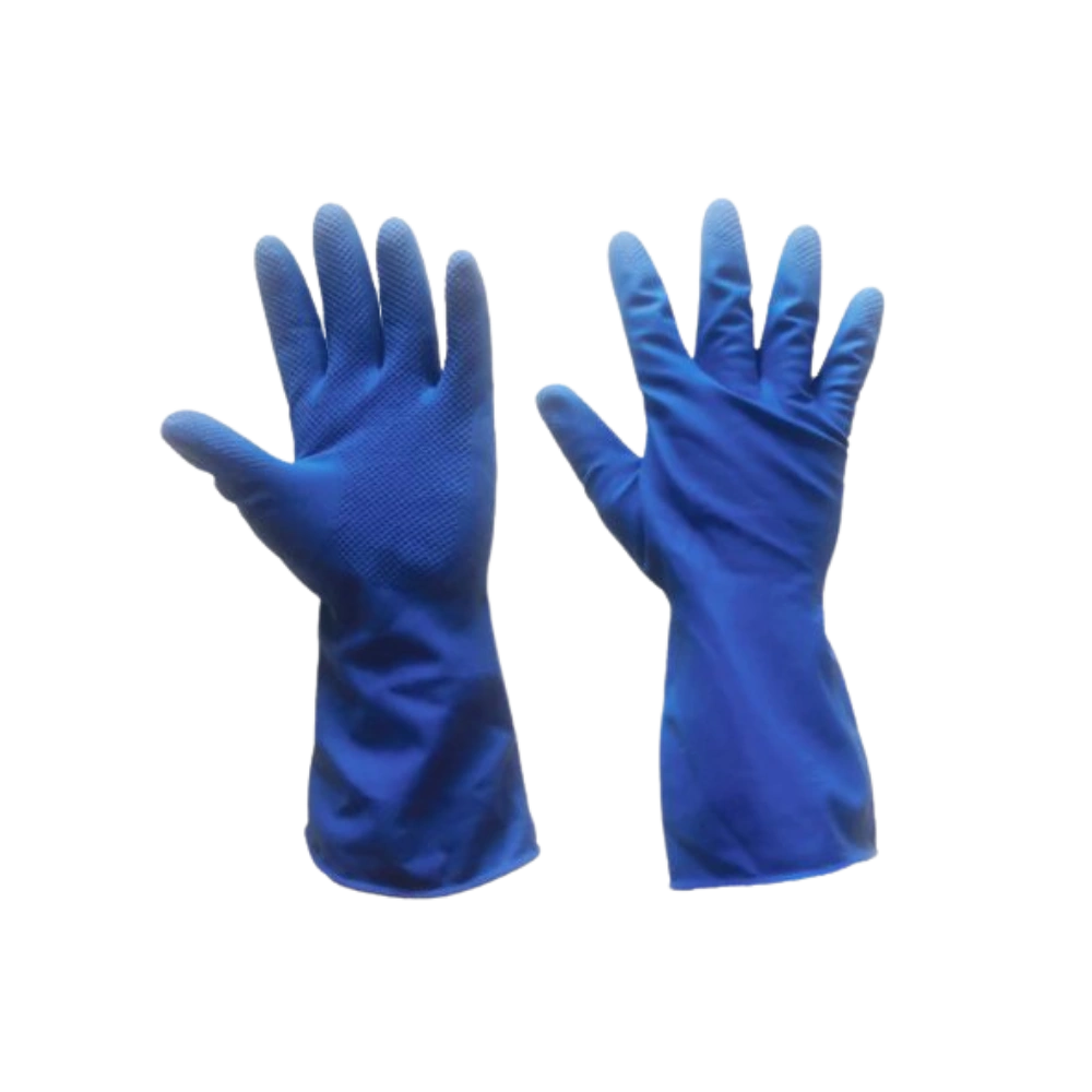 FlexGrip Blue Rubber Silverlined Gloves - WHOInc