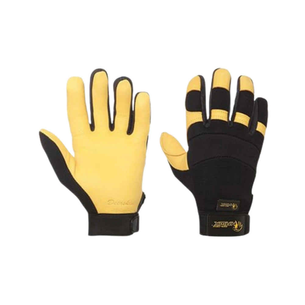 Golden Hawk Deerskin Gloves - WHOInc