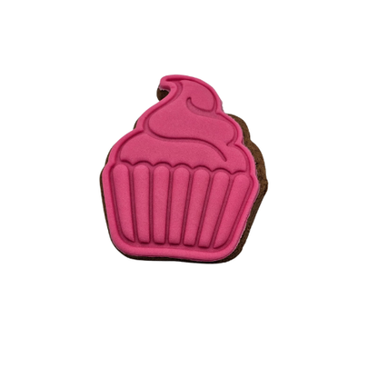 CUPCAKE SHAPED GINGERBREAD COOKIE