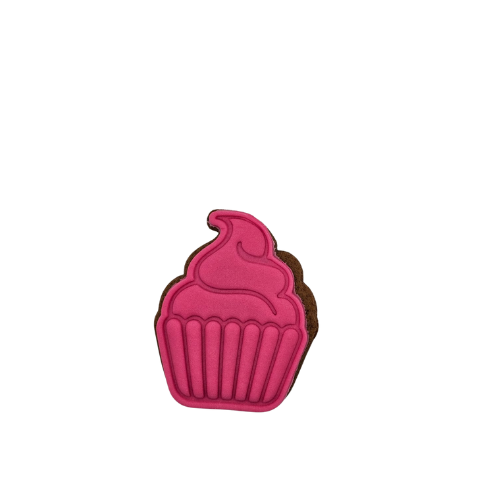 CUPCAKE SHAPED GINGERBREAD COOKIE