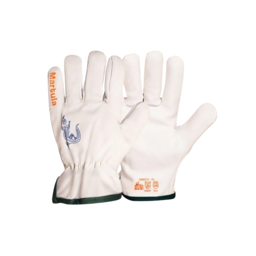 Martula Rigger Cut 5/F Leather Safety Gloves - WHOInc