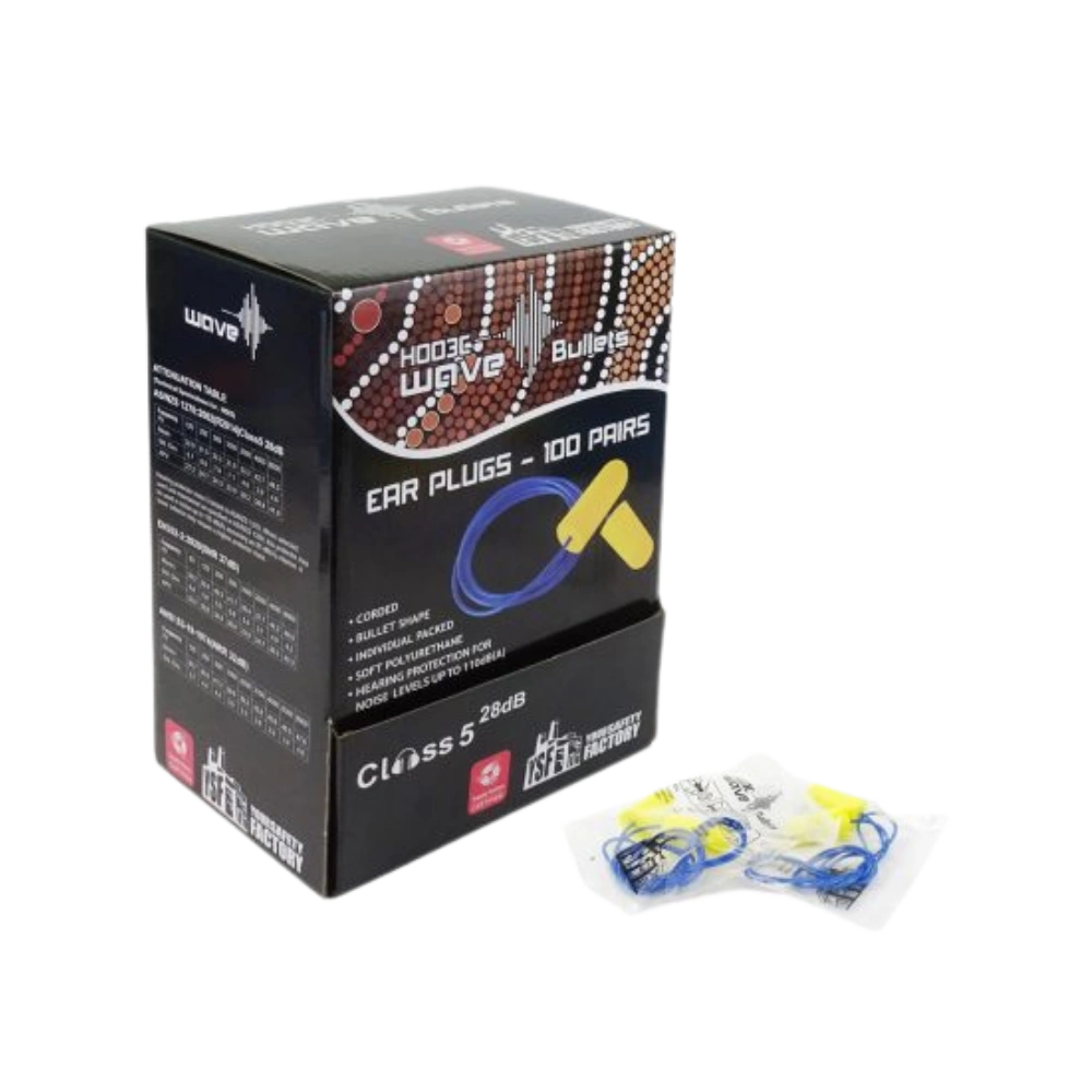 Wave Bullet Corded Earplugs (SLC80 28dB) - WHOInc